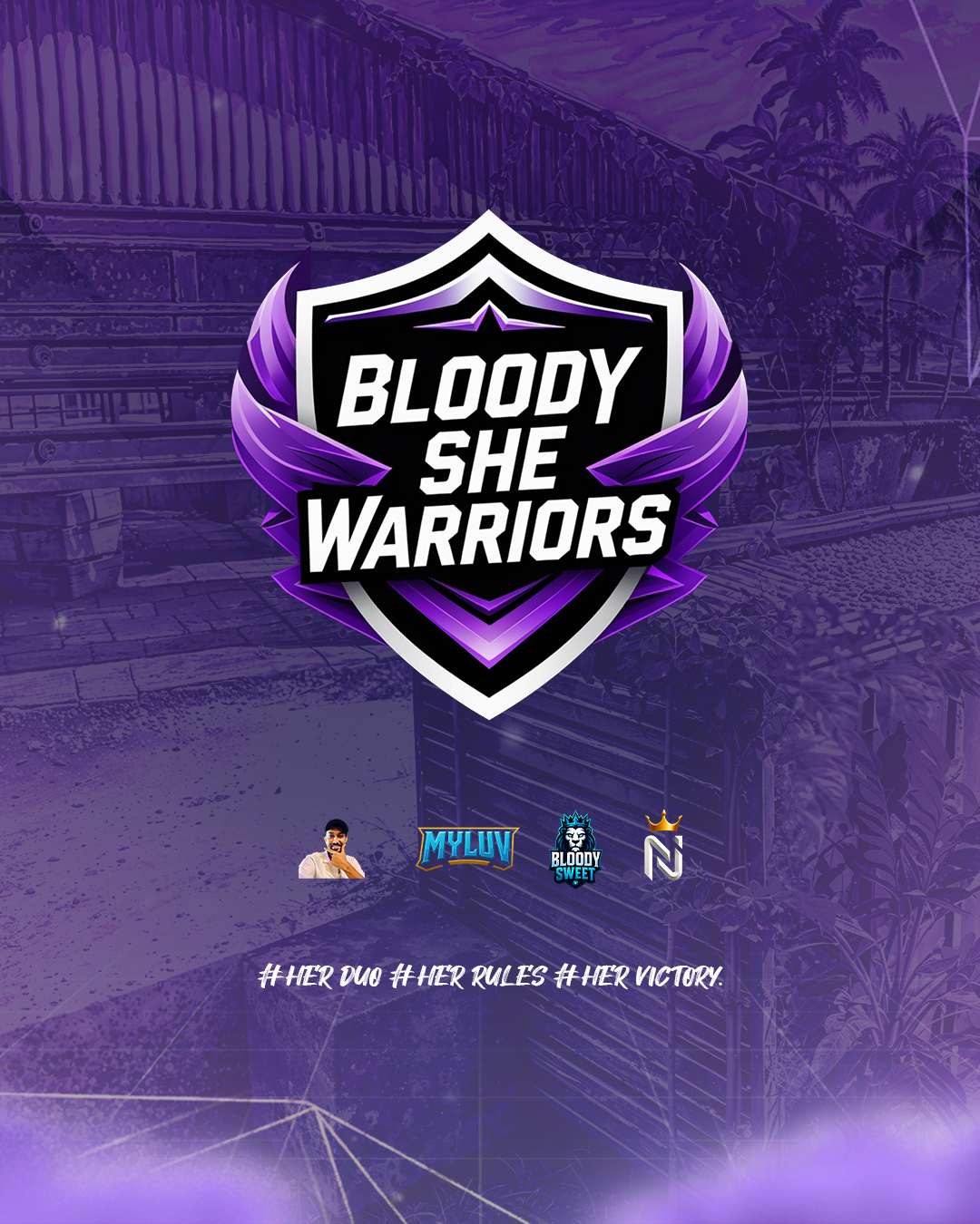 Bloody She Warriors S1 logo